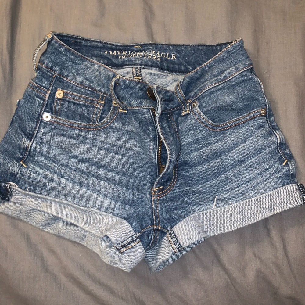 american eagle jean shorts